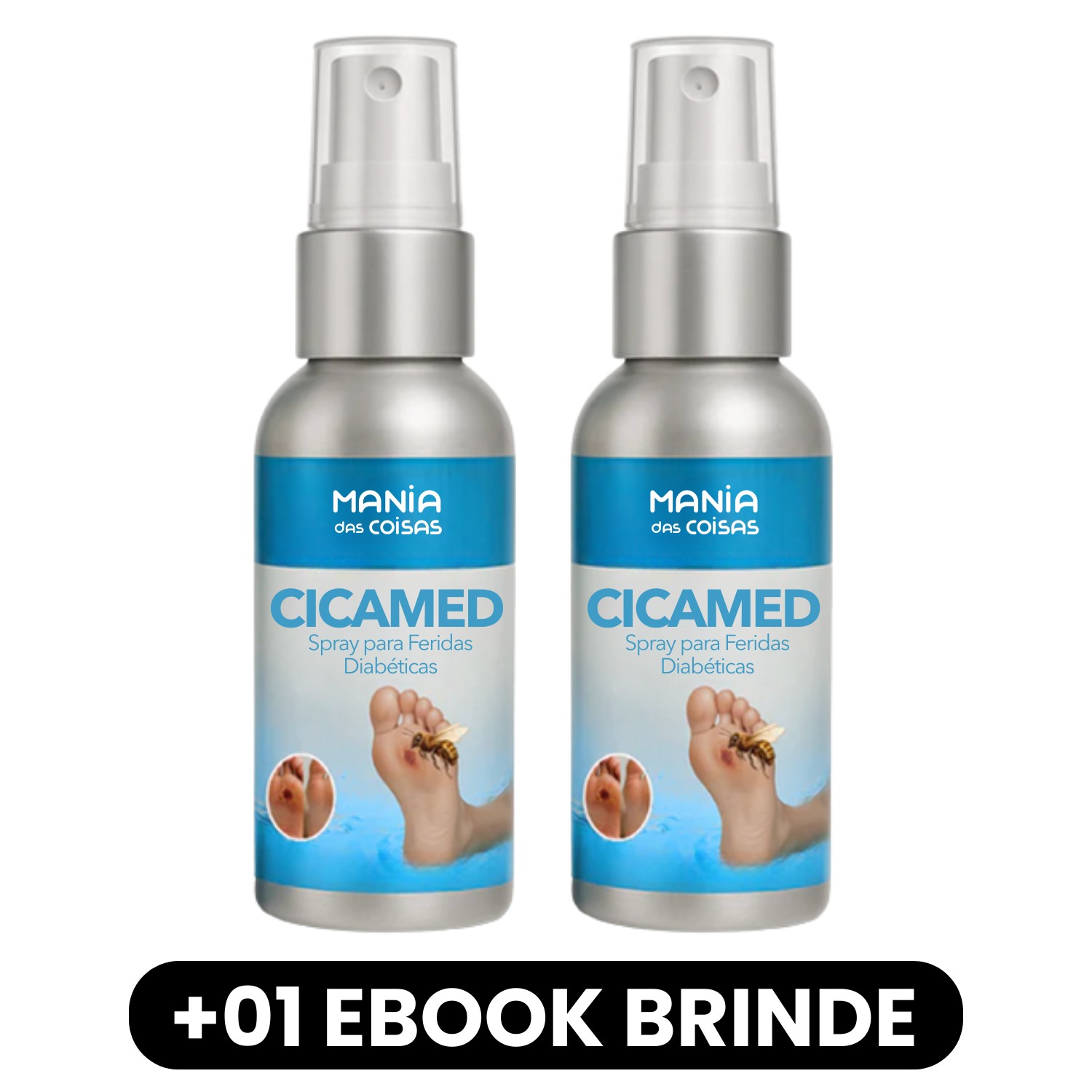 Cicamed - Spray para Feridas Diabéticas