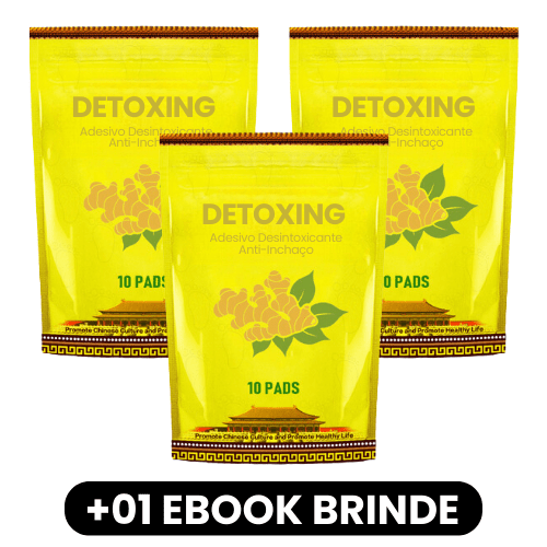 DETOXING - Adesivo Desintoxicante Anti - Inchaço - Mania das CoisasDETOXING - Adesivo Desintoxicante Anti - InchaçoMania das Coisas