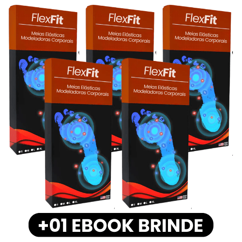 FlexFit - Meias Elásticas Modeladoras Corporais (5 UNID.) - Mania das CoisasFlexFit - Meias Elásticas Modeladoras Corporais (5 UNID.)Mania das Coisas