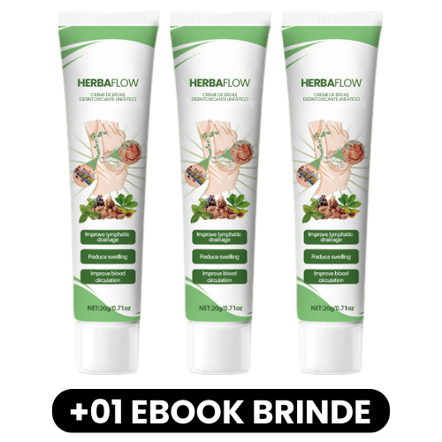 HerbaFlow - Creme de Ervas Desintoxicante Linfático - Mania das CoisasHerbaFlow - Creme de Ervas Desintoxicante LinfáticoMania das Coisas