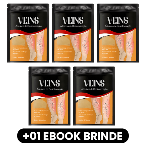 VEINS - Adesivos de Desintoxicação - Mania das CoisasVEINS - Adesivos de DesintoxicaçãoMania das Coisas